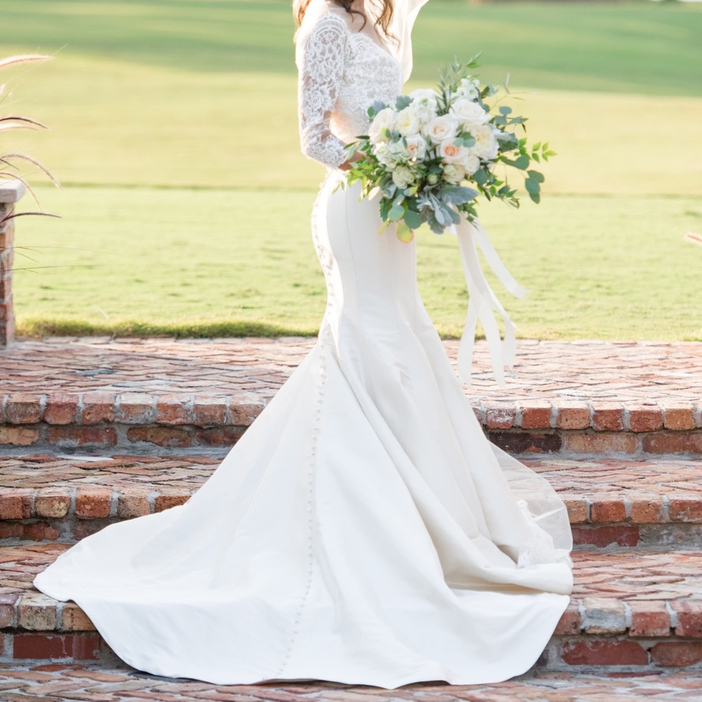 Strapless Trumpet Wedding Dress